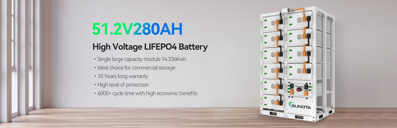 Batterie lifepo4 51,2 V