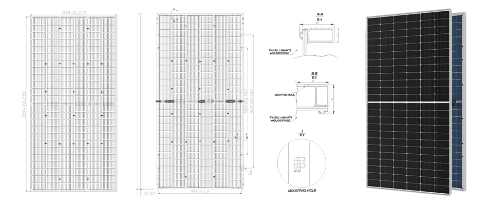 panneau solaire 650w