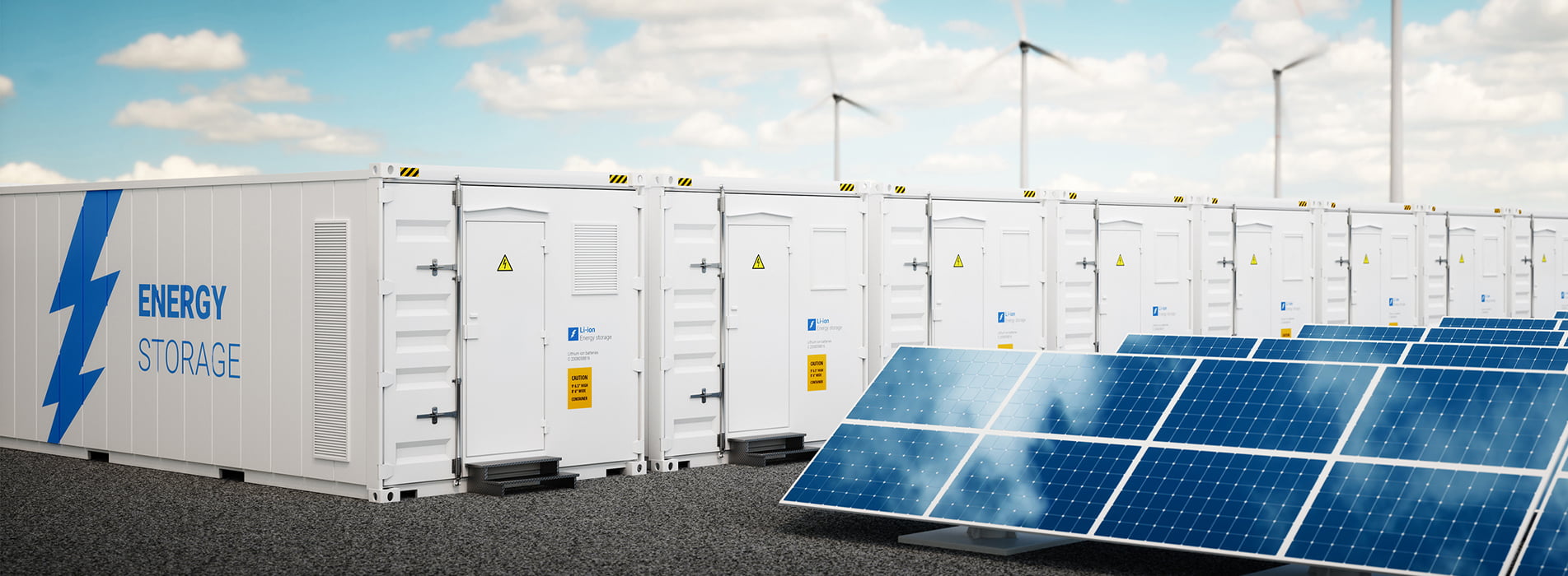 Système solaire de conteneur de stockage d'énergie de 2 MW