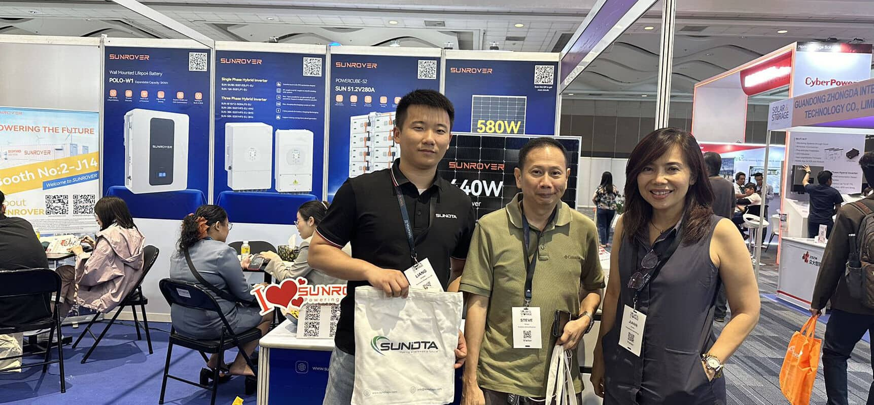 SUNDTA a participé au salon de l'énergie photovoltaïque Philippines SOLAR & STORAGE LIVE2024